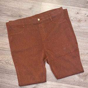 ✨2 for 15✨ slip on dress pant - brown